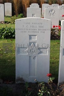 DADIZEELE NEW BRITISH CEMETERY - HILL, S G